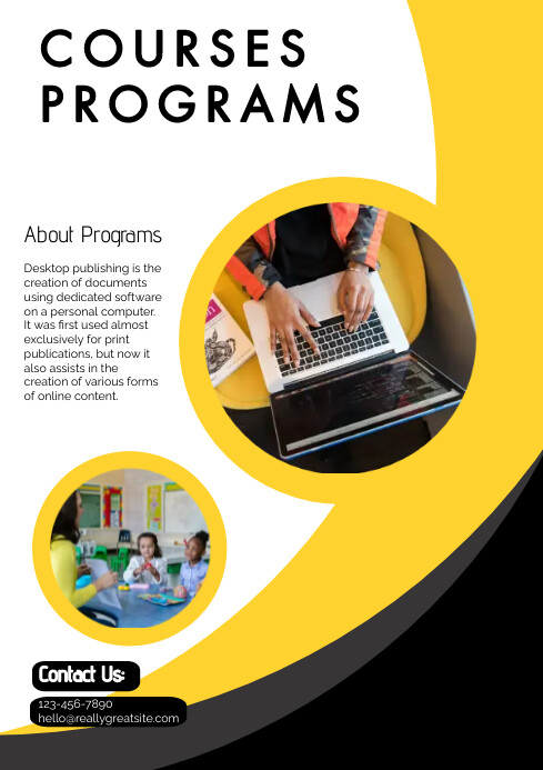 Course Flyer Template Publisher 9.26K+ Free Templates For 'Writing