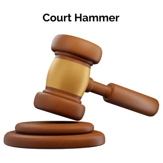 Court Hammer Template PosterMyWall