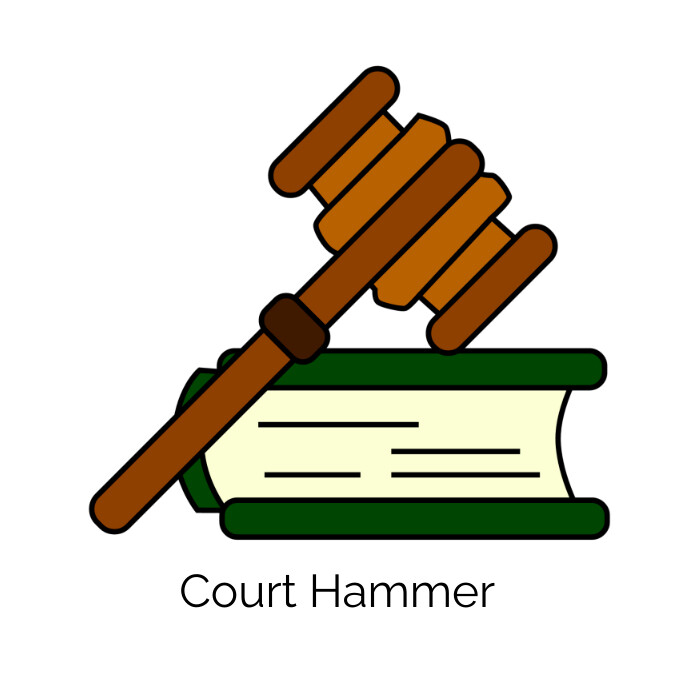 Court Hammer Template PosterMyWall