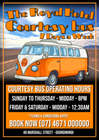 Courtesy Bus Template | PosterMyWall