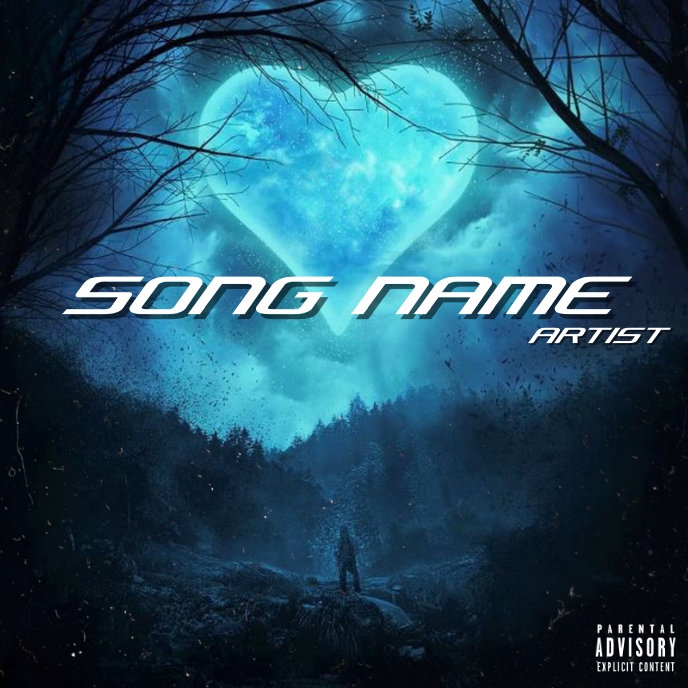 Cover art design Djallel GFX Template PosterMyWall