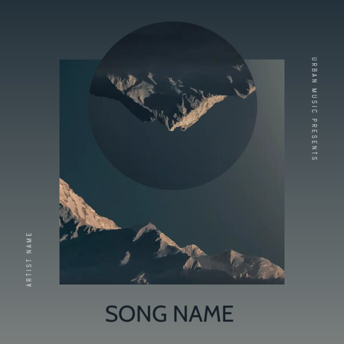 Music Project File Cover Design COVER MUSIC Template | PosterMyWall