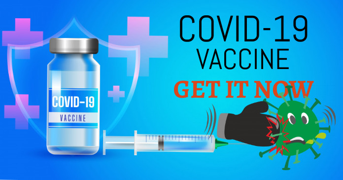 covid 19 , vaccine Isithombe Esabiwe ku-Facebook template
