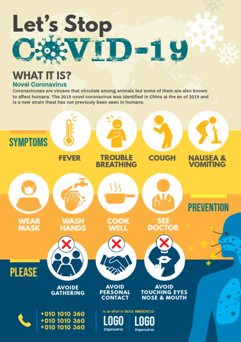 Covid 19 Awareness Flyer Template Postermywall