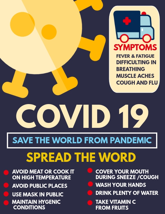 Isi 19 Selebaran Kesadaran Selebaran Virus Corona Templat Postermywall