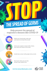 Covid 19 Corona Virus Awareness Poster Template PosterMyWall covid-19-corona-virus-awareness-poster-template-postermywall