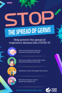 Covid 19 Corona Virus Awareness Poster Template PosterMyWall covid-19-corona-virus-awareness-poster-template-postermywall
