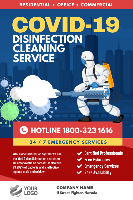 disinfection disinfecting flyer 24in 36in postermywall