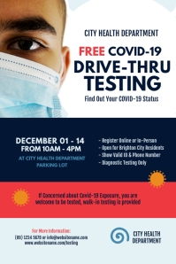 Testing Center Posters Covid-19 Testing Poster Template | PosterMyWall