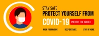 Covid-19 Flyer Facebook Cover Photo template