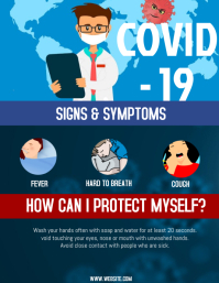 Covid 19 Food Delivery Take Away Poster Template Postermywall