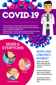 Covid 19 Poster Template Postermywall