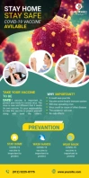 Covid-19 Roll Up Banner template