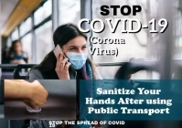 Covid-19 sanitize 13 A2 template