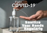 Covid-19 sanitize 13i A2 template