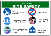 Covid-19 Site safety A1 template
