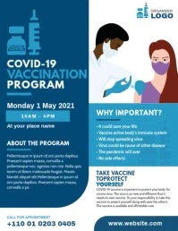 Covid-19 Vaccination Program Iflaya (Incwadi ye-US) template
