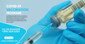 Covid-19 Vaccination Program Immagine condivisa di Facebook template