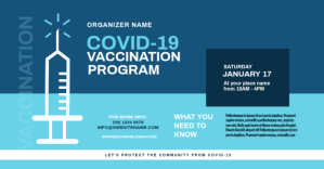 Covid-19 Vaccination Program Facebook Shared template