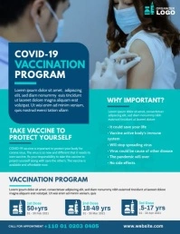 Covid-19 Vaccination Program Flyer template