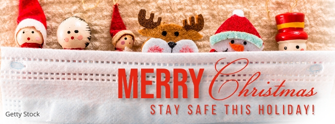 Covid Weihnachtsmaske Facebook Banner Vorlage Postermywall