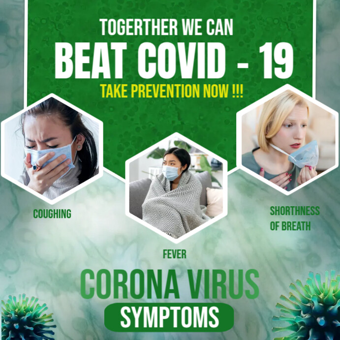 Covid Prevention Ads Template | PosterMyWall