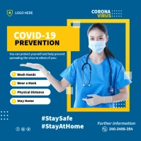 Covid Prevention Message Instagram template