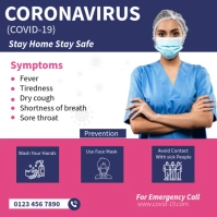 Covid Prevention Cuadrado (1:1) template
