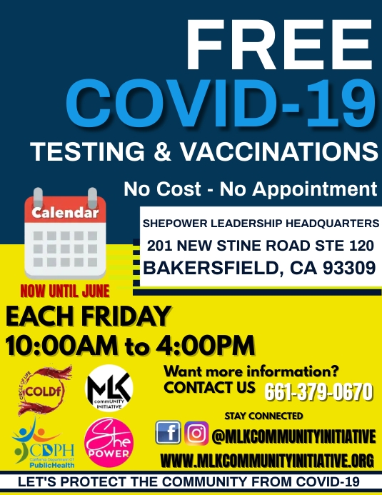 Community Testing Flyers FREE Testing ShePower UPDATED 2022 Template | PosterMyWall