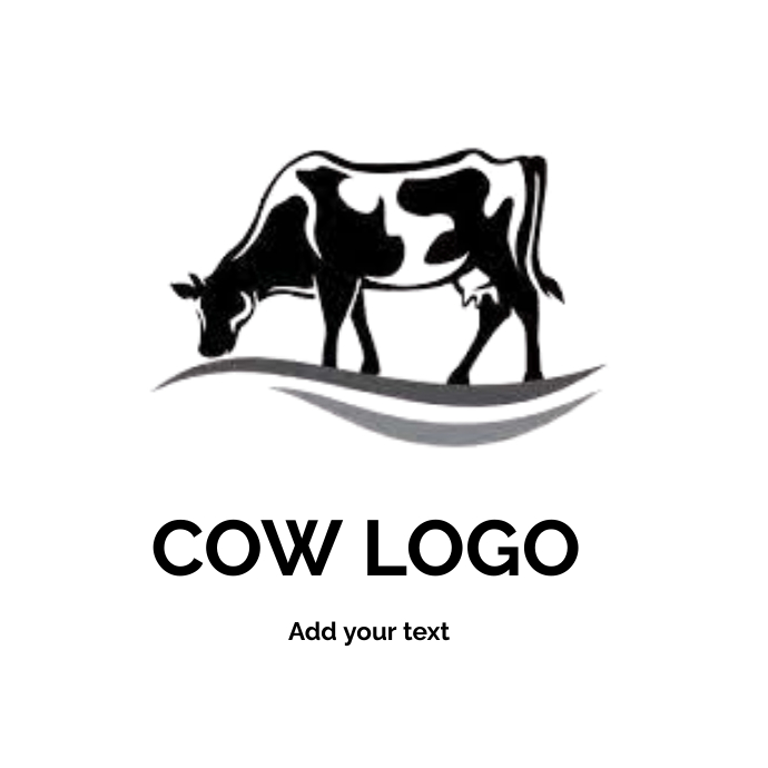 Java Cow Logo COW LOGO Template | PosterMyWall