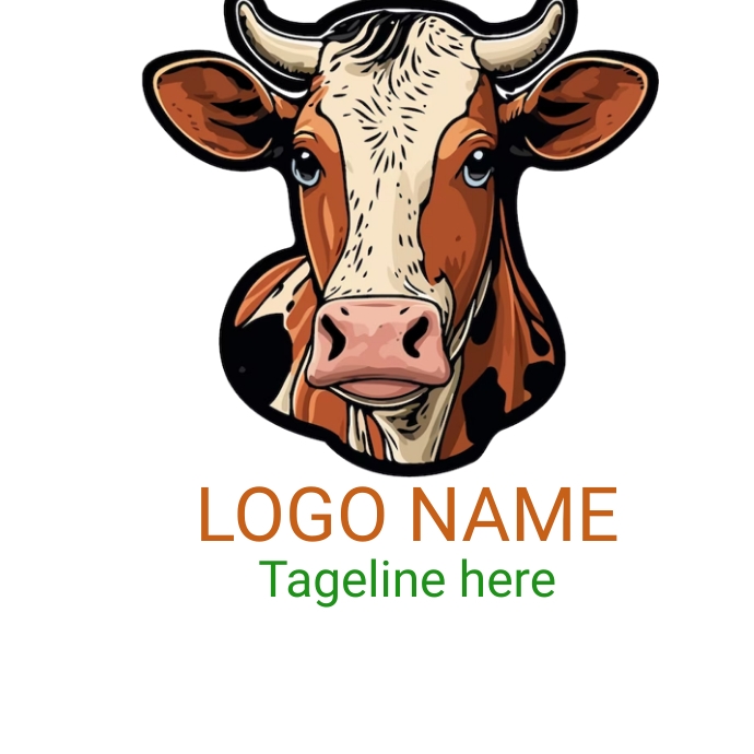 Java Cow Logo cow logo Templat | PosterMyWall