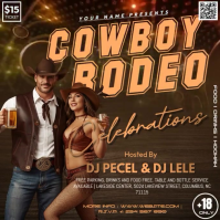 Cowboy Ads Square (1:1) template