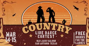Cowboy Line Dance Contest Show Facebook Post template