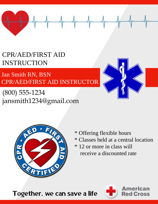 CPR Template PosterMyWall CPR Template PosterMyWall