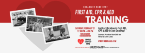 CPR Training Facebook Cover Photo template