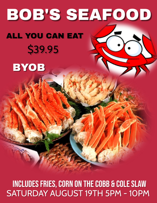 CRAB FEAST BAR PosterMyWall