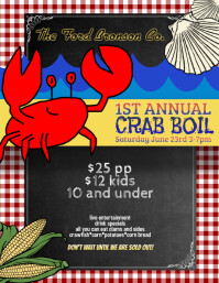 260 Clam Bake Customizable Design Templates Postermywall