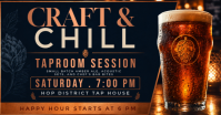Preto Taproom Event ภาพที่แชร์บน Facebook Template