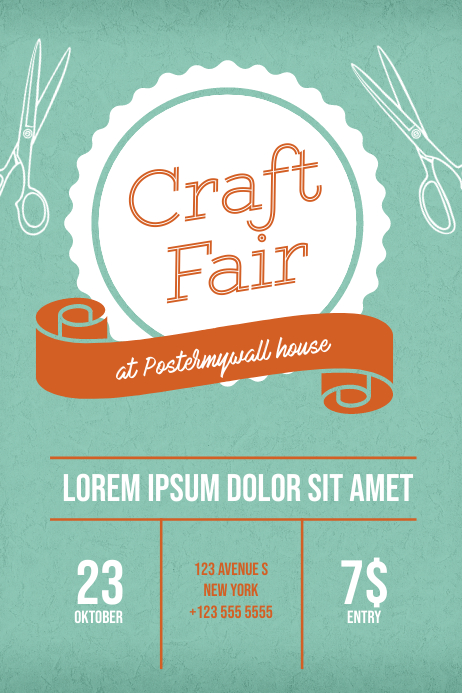Craft Show Flyer Examples Craft Event Flyer Template | PosterMyWall