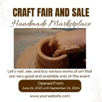 Craft Fair Sale Instagram-Beitrag template