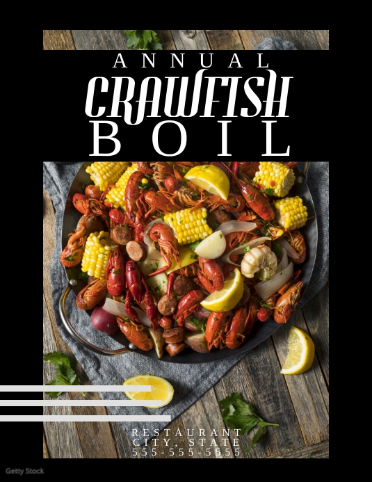CRAWFISH BOIL EVENT Template | PosterMyWall CRAWFISH BOIL EVENT Template | PosterMyWall