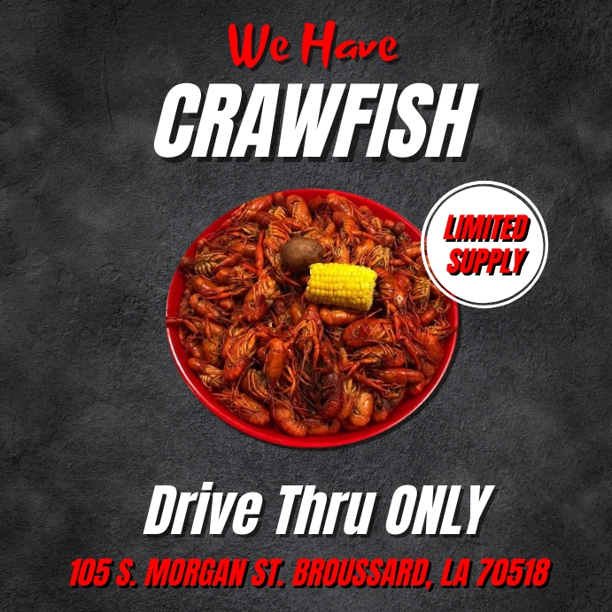 Copy of CRAWFISH BOIL SEAFOOD FLYER TEMPLATE | PosterMyWall