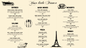 Menú francés