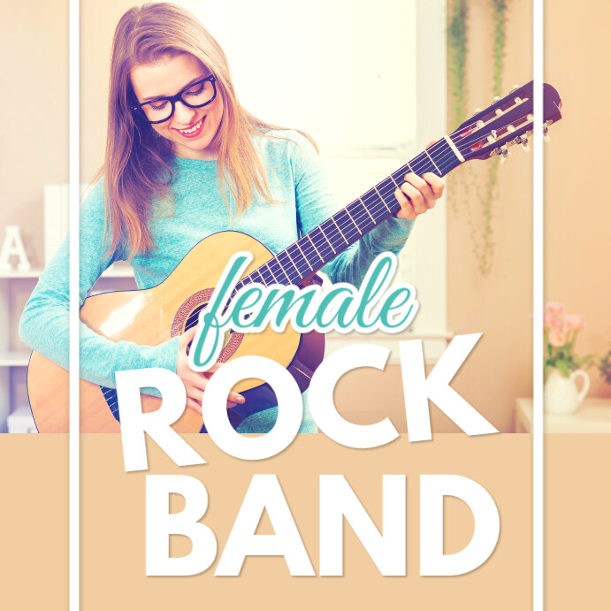 Women Rock Band Design