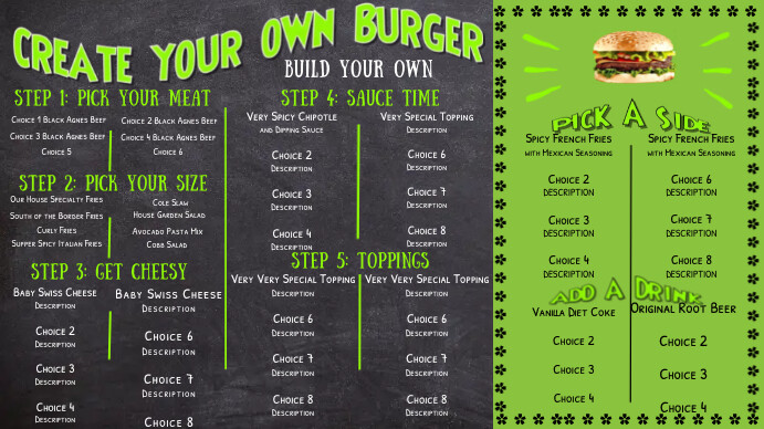 Create Your Own Menu Create Your Own Dinner Buffet Menu Catering By