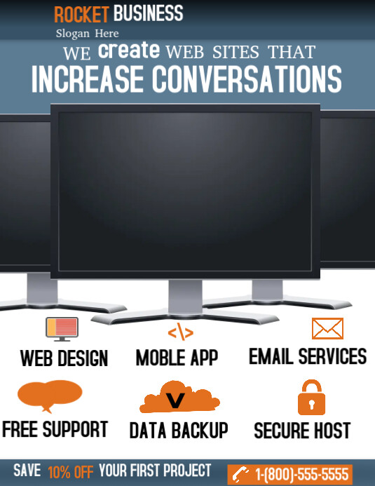 Creating Website Template Postermywall