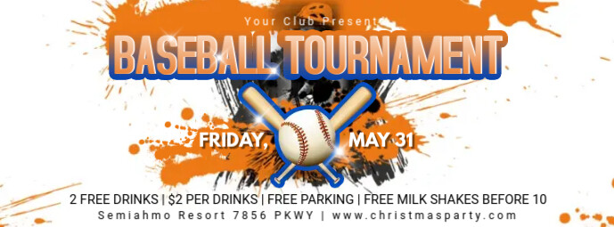 Creative Baseball Banner Template Postermywall