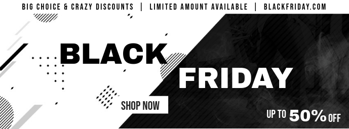 Creative Black Friday Geometric Facebook Timeline Header Template ...