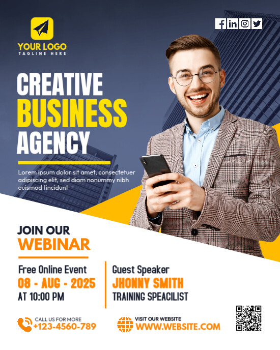 Creative Business Agency Template Instagram Portrait
