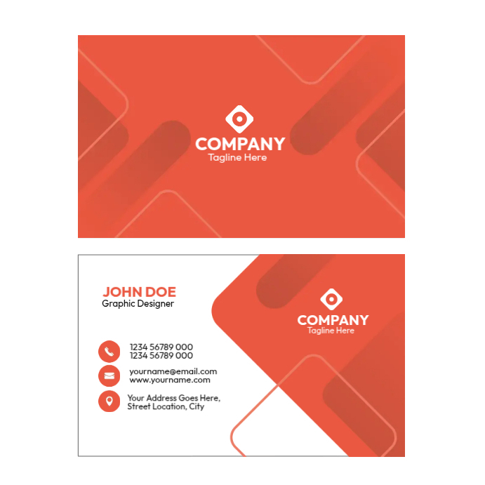 Creative Business Calling Card Template | PosterMyWall